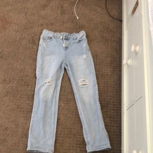 Blue strait leg jeans from Shein